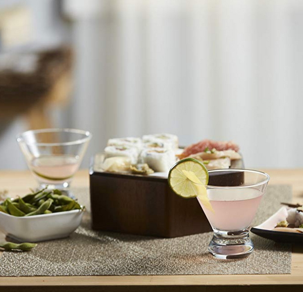 Stylish Cosmopolitan Martini Glasses 4-pack