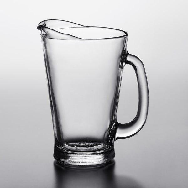 Solid Glass Draft Beer Pitcher