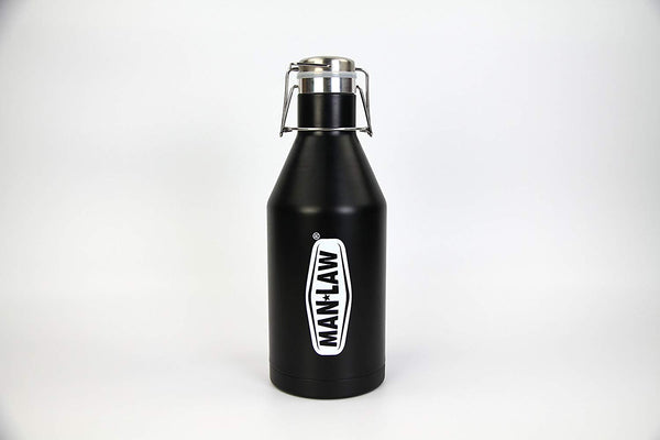 Man Law 67oz Stainless Steel Double Wall Growler