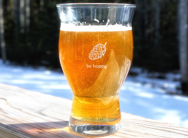 Sarah's Be Hoppy Ultimate Pint Beer Glass