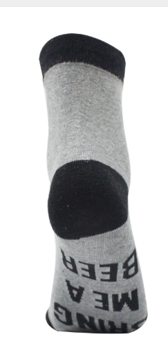 Beer Lover Socks - If you can read this bring me a beer - Great Gift!