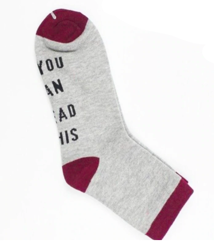 Wine Lover Socks - If you can read this bring me a wine