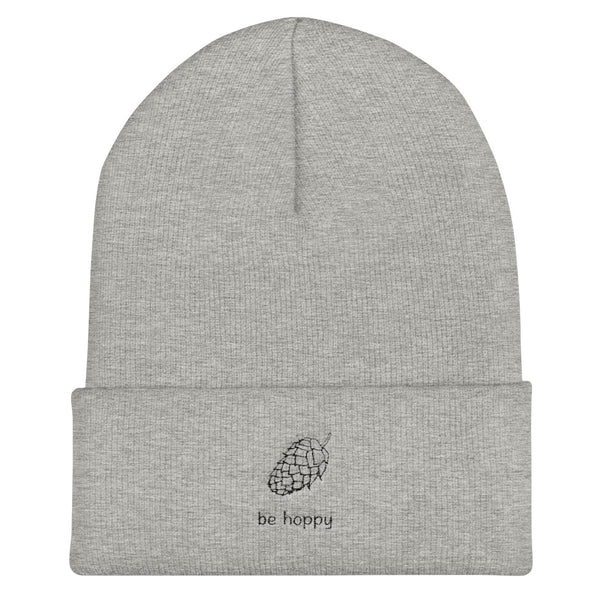Be Hoppy - Embroidered Cuffed Beanie
