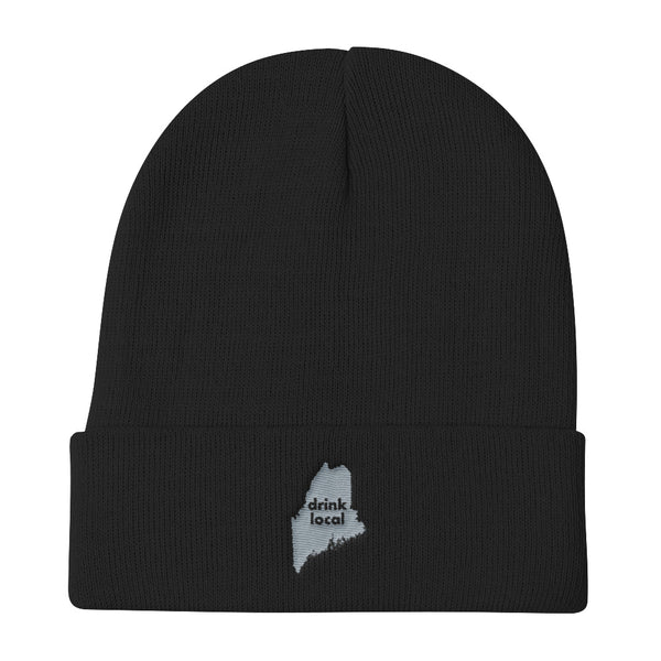 Maine - Drink Local Beer - Knit Beanie